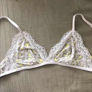 Calvin Klein leopard bralette Small